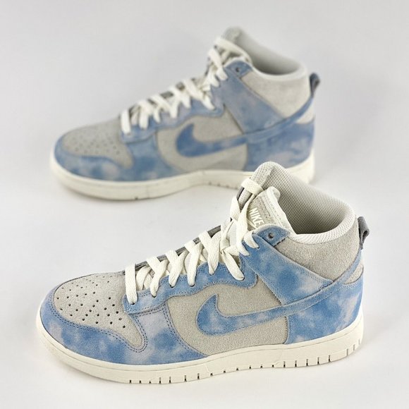 Nike Dunk High SE Clouds Women's Sneakers Shoes Blue White FD0882-400 - Picture 3 of 12